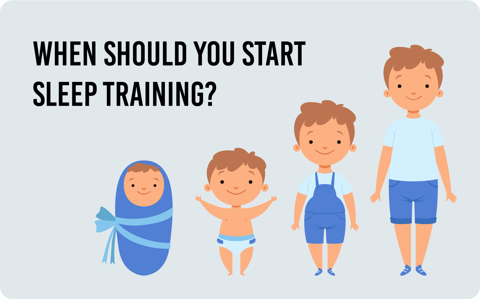 When should you start sleep training your baby? At what age can you let a baby cry it out?